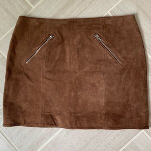 Blank NYC genuine suede mini skirt